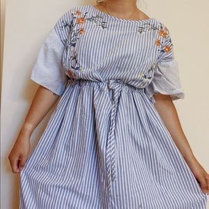 Floral Embroidered Dress